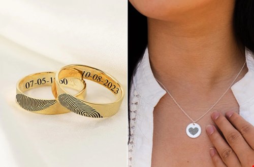 Heel persoonlijk: sieraden met vingerafdruk Heel persoonlijk: sieraden met vingerafdruk